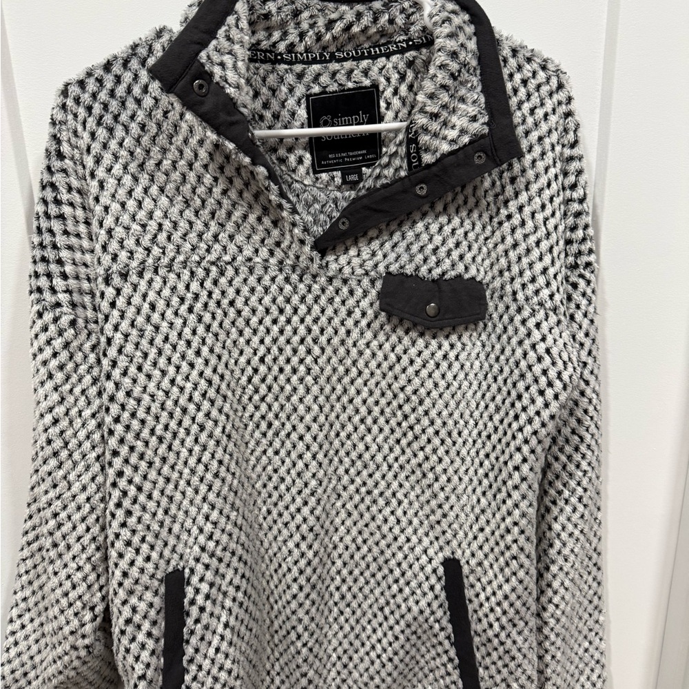 Simply Southern Women's Black and White Jacket